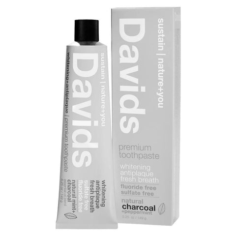Charcoal & Peppermint Premium Toothpaste 5.25OZ Davids