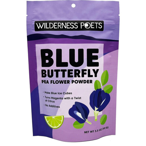 Blue Butterfly Pea Flower Powder Natural Pigment Matcha Wilderness Poets
