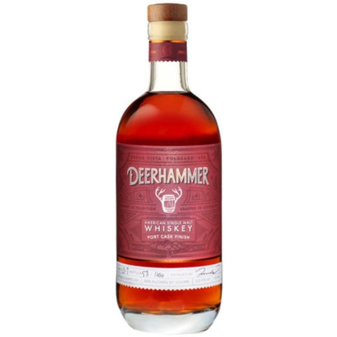 Port Cask Finish American Single Malt Whiskey Deerhammer Distilling Co 750ML