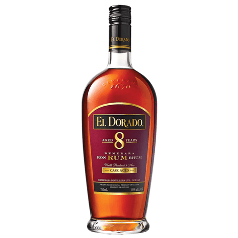Demerara Distillers El Dorado 8yr Guyana Rum 750ML