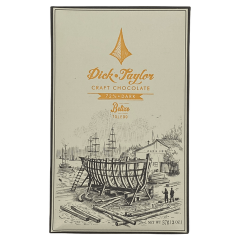 Belize Toledo Dark Chocolate 72% Craft Chocolate Dick Taylor