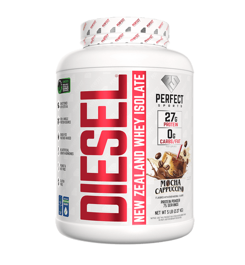 Perfect Sports DIESEL New Zealand Grassfed Whey Protein Isolate 5 lbs