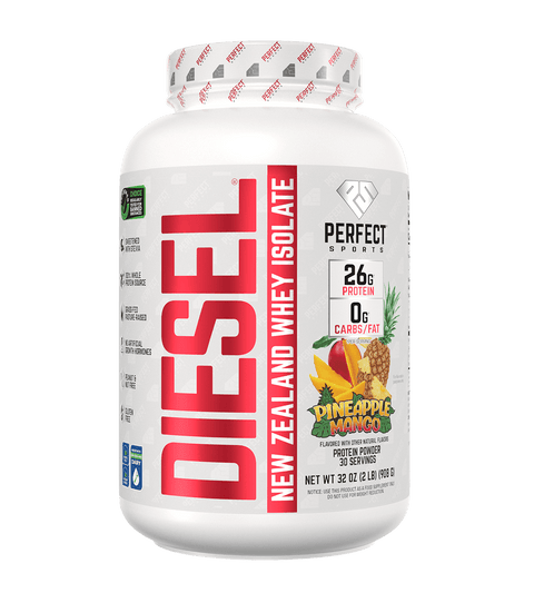 Perfect Sports DIESEL New Zealand Grassfed Whey Protein Isolate 2 lbs