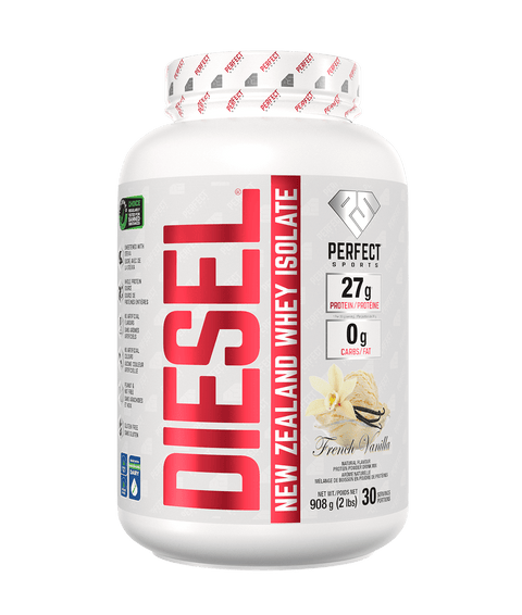 Perfect Sports DIESEL New Zealand Grassfed Whey Protein Isolate 2 lbs