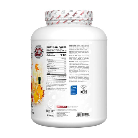 Perfect Sports DIESEL New Zealand Grassfed Whey Protein Isolate 5 lbs