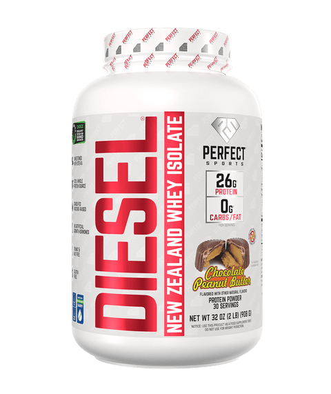 Perfect Sports DIESEL New Zealand Grassfed Whey Protein Isolate 2 lbs