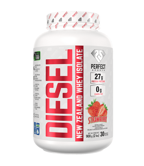 Perfect Sports DIESEL New Zealand Grassfed Whey Protein Isolate 2 lbs