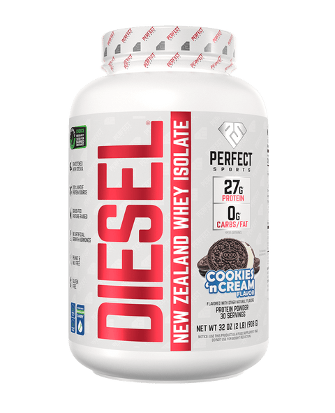 Perfect Sports DIESEL New Zealand Grassfed Whey Protein Isolate 2 lbs