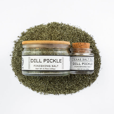 Dill Pickle Finishing Salt Seasoning Texas Salt Co