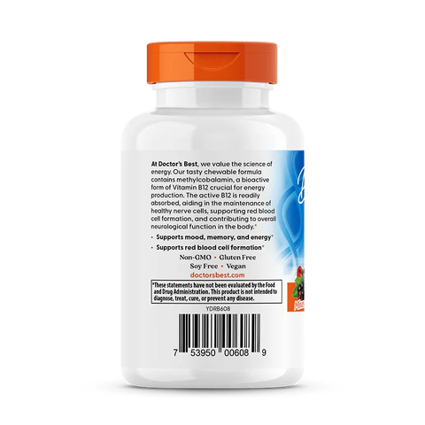 Doctor's Best Chewable Fully Active B12 5,000 mcg