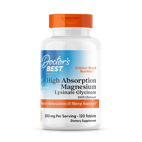Doctor's Best High Absorption Magnesium, 200 mg Per Serving