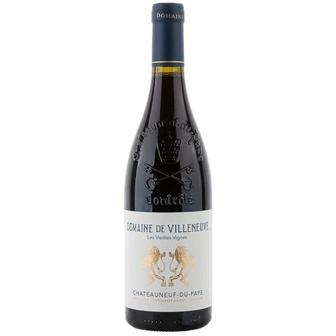 Chateauneuf-Du-Pape Les Vieilles Vignes Wine Domaine De Villeneuve 750ML