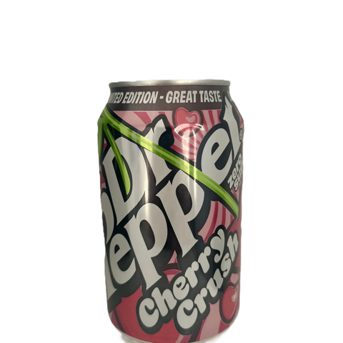 Dr. Pepper Cherry Crush Zero – Sugar-Free Cherry-Infused Cola 330 mL Can (UK)