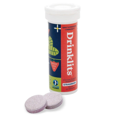 Strawberry Hydration Immunity Supplement Drinklits Hydration 10CT