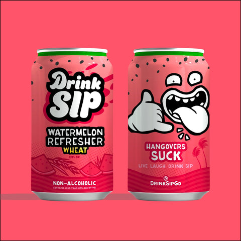 Watermelon Refresher Cold Crisp DrinkSip Beverage