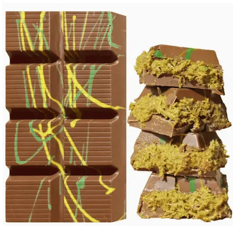 Dubai Chocolate Kunafa Pistachio Bar 7oz (Turkey)