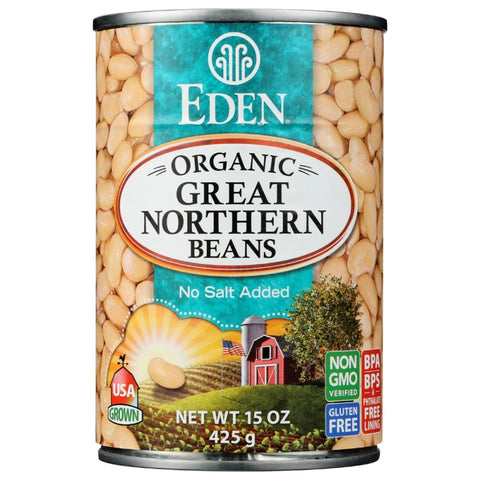 Great Northern Beans Organic 15 oz Bean EDEN FOODS