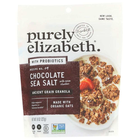 Granola Probiotic Chocolate Sea Salt Ancient Grain Granola PURELY ELIZABETH