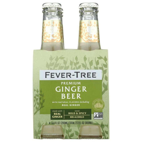 Premium Light Ginger Beer 4Pk Sparkling Mixer FEVER TREE