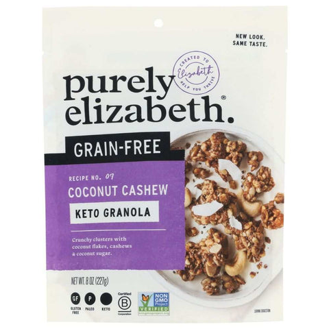 Granola Grain Free Coconut Cashew Nut Granola PURELY ELIZABETH 8 oz