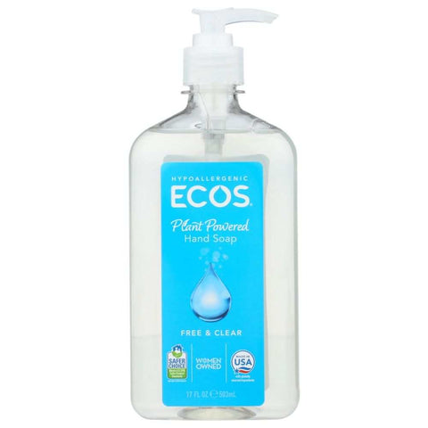 Hypoallergenic Free & Clear Hand Soap 17 oz ECOS