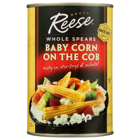 Baby Corn On The Cob Whole Spears 15 oz Reese