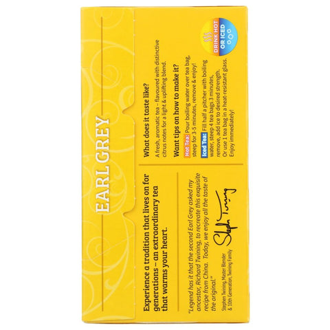Earl Grey Tea 50 Bag Tea Twining