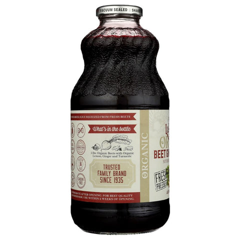 Organic Beet Ginger Turmeric Juice 32 oz Bottle Lakewood