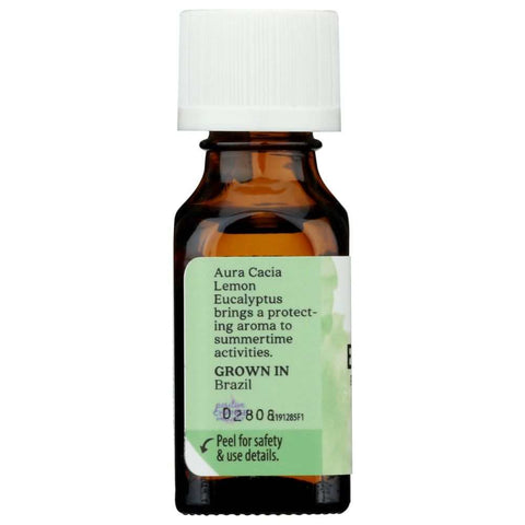 Lemon Eucalyptus Essential Oil 0.5 oz Aromatherapy Oil Aura Cacia