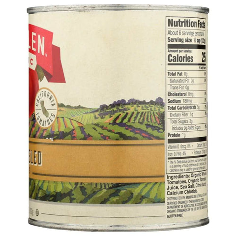 Whole Peeled Tomatoes 28 oz Canned Tomatoes MUIR GLEN