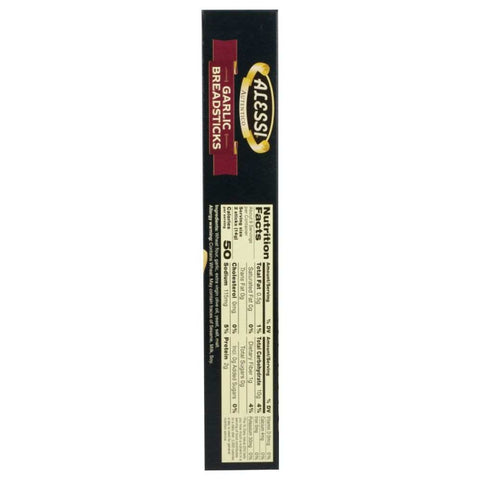 Alessi Garlic Olive Oil Breadsticks Turin-Style Snack