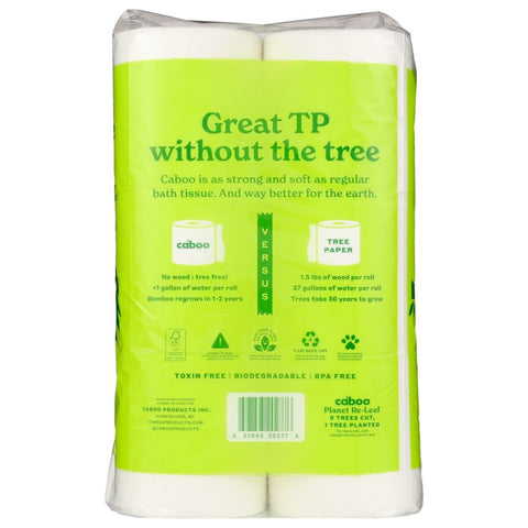 Tree Free Bamboo Toilet Paper 12Pk 300 Sheets CABOO