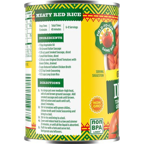 Kroger Orginal Diced Tomatoes with Green Chilies 10 oz