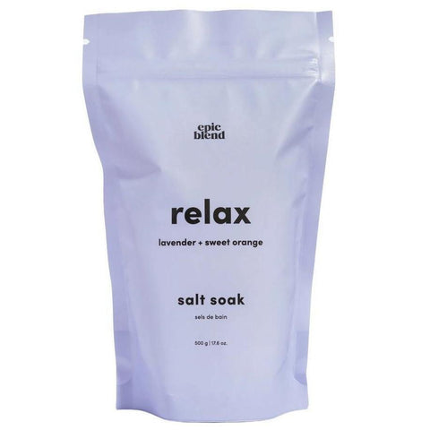 Relax Blend Salt Soak 17.6OZ Epic Blend