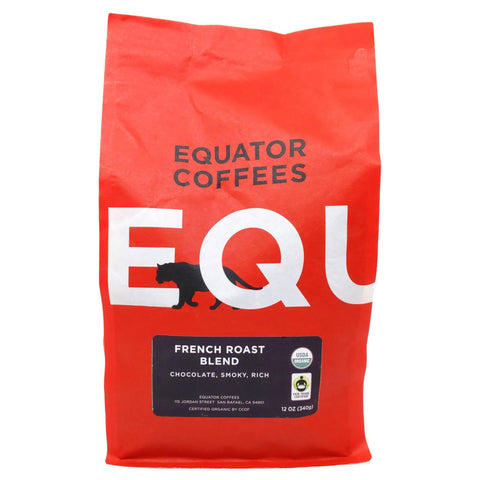 French Roast Blend Coffee Beans 10.5OZ Equator Coffees