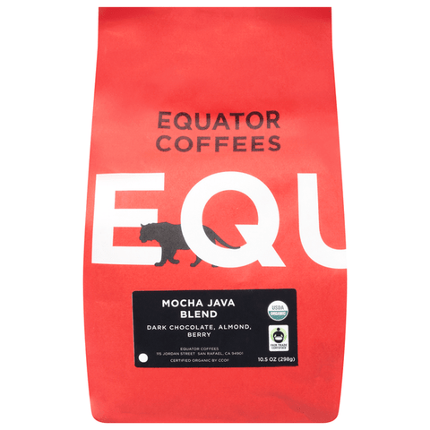 Mocha Java Blend Coffee Beans 10.5OZ Equator Coffees