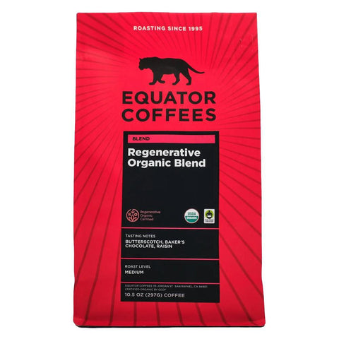 Regenerative Organic Coffee Beans 10.5OZ Equator Coffees