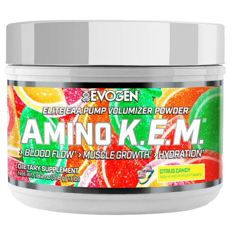Evogen Amino K.E.M. EAA | Essential Amino Acids + BCAAs + Hydration & Recovery Formula