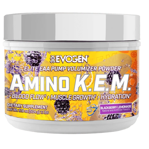 Evogen Amino K.E.M. EAA | Essential Amino Acids + BCAAs + Hydration & Recovery Formula