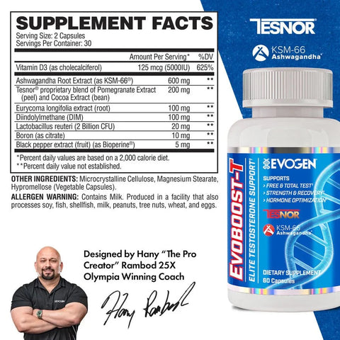 Evogen Evoboost-T Test Booster