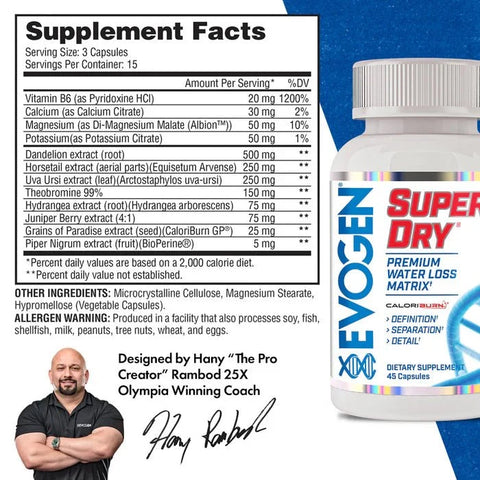 Evogen Super Dry - Premium Water Control Matrix