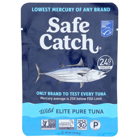 Elite Wild Tuna Pouch 3 oz Safe Catch