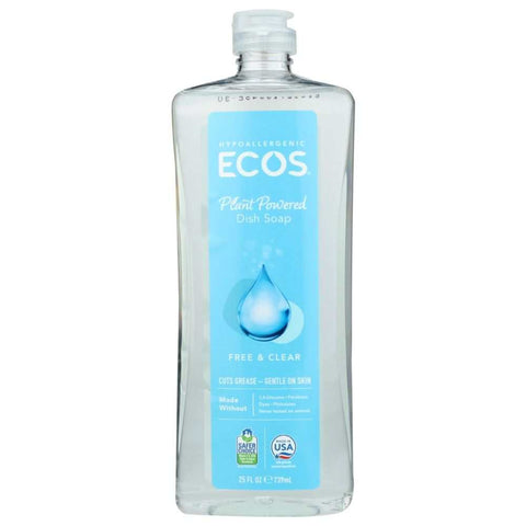 ECOS Free & Clear Plant-Based Dish Soap Hypoallergenic