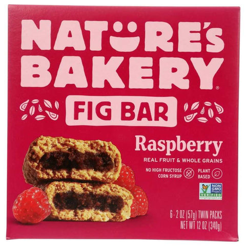 Whole Wheat Fig Bars Raspberry Snack Bars Natures Bakery