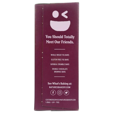 Whole Wheat Original Fig Bars 6Ct 12oz Baked Snack NATURES BAKERY