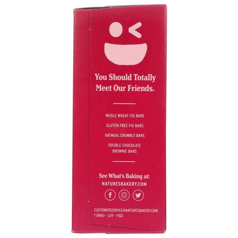 Whole Wheat Fig Bars Raspberry Snack Bars Natures Bakery