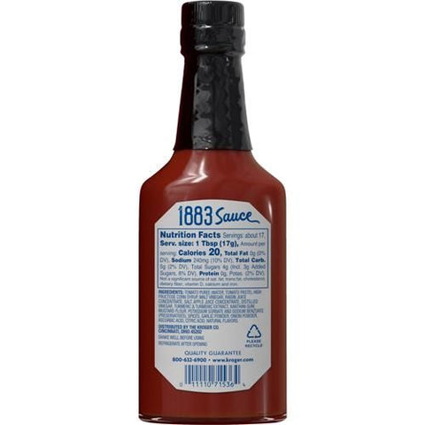 Kroger 1883 Steak Sauce 10 oz