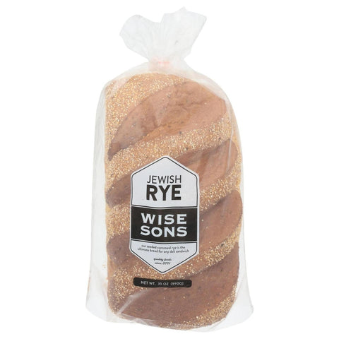 Jewish Rye Bread Loaf 34OZ Classic Caraway Seed Wise Sons