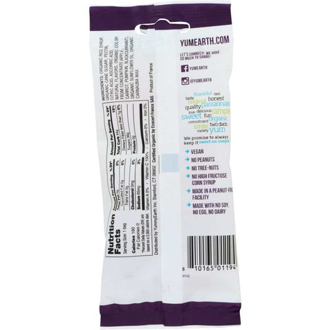 Organic Fruit Snacks 2 oz Pack YUMEARTH