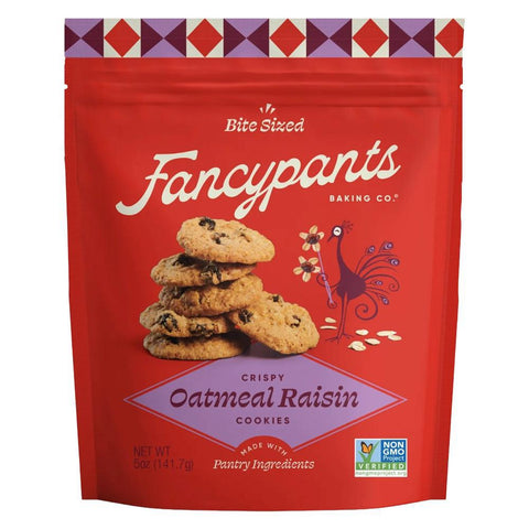 Oatmeal Raisin Crispy Cookies 5OZ Fancypants Baking Co.